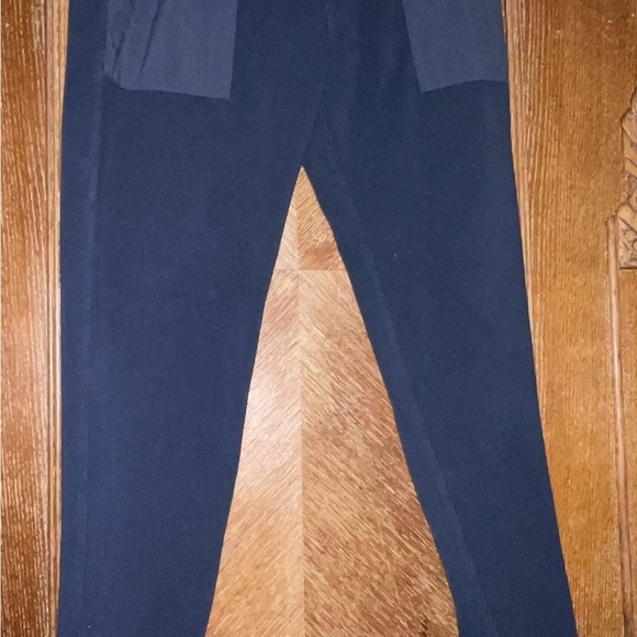 Abercrombie & Fitch Sweatpants zippered pocket NAVY size S - Picture 3 of 7